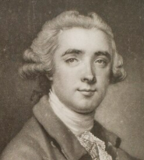 Portrait of William O'Brien from a mezzotint by Francis Cotes