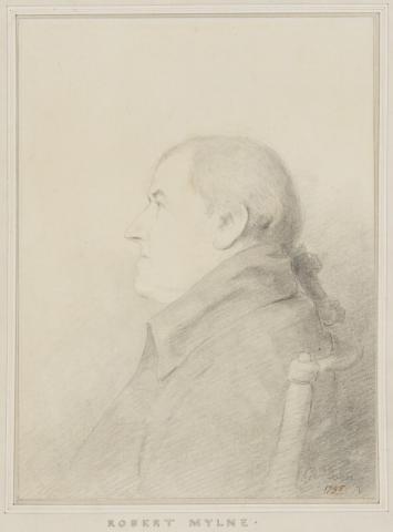 Robert Mylne by George Dance (1795)