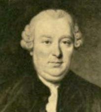 Detail from a portrait of Johann Jacob Schickler by Joachim Martin Falbe (1762)