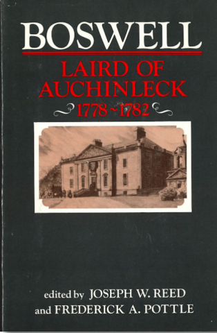 Cover of Boswell: Laird of Auchinleck, edited by Joseph W. Reed and Frederick A. Pottle