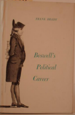 Cover of Boswell's Political Career, by Frank Brady