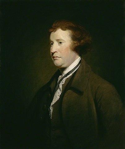 Painting of Edmund Burke by Joshua Reynolds (ca. 1767)